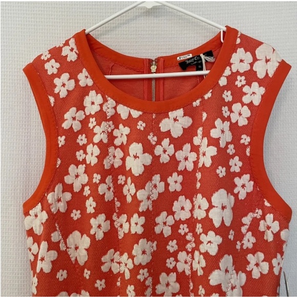 *HOST PICK* NWT Juicy Couture Fit & Flare Jacquard Daisy Dress - Picture 2 of 10